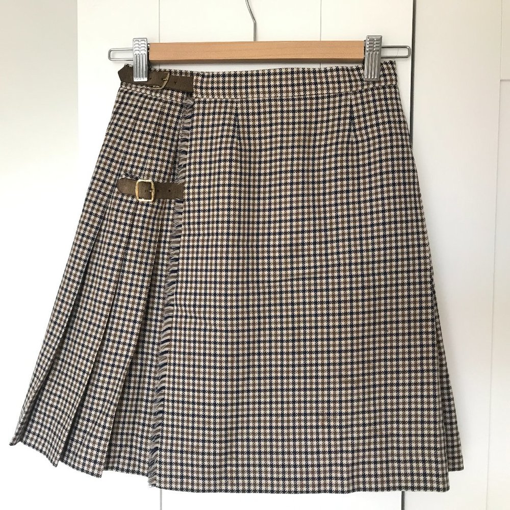 Vintage Aquascutum Plaid Mini